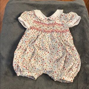 Carriage Boutique baby girl bubble. Size 3M